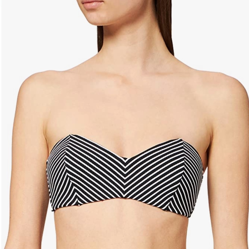 Seafolly Go Overboard Bandeau Bra Bikini Top